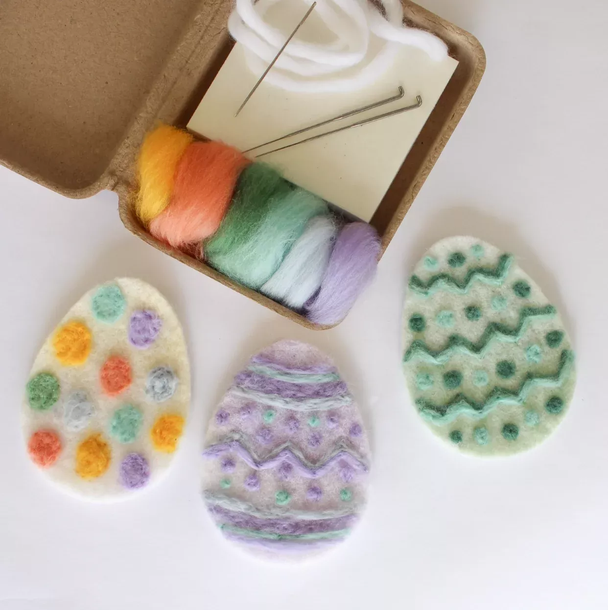 Mini Easter Egg Felting Craft Kit