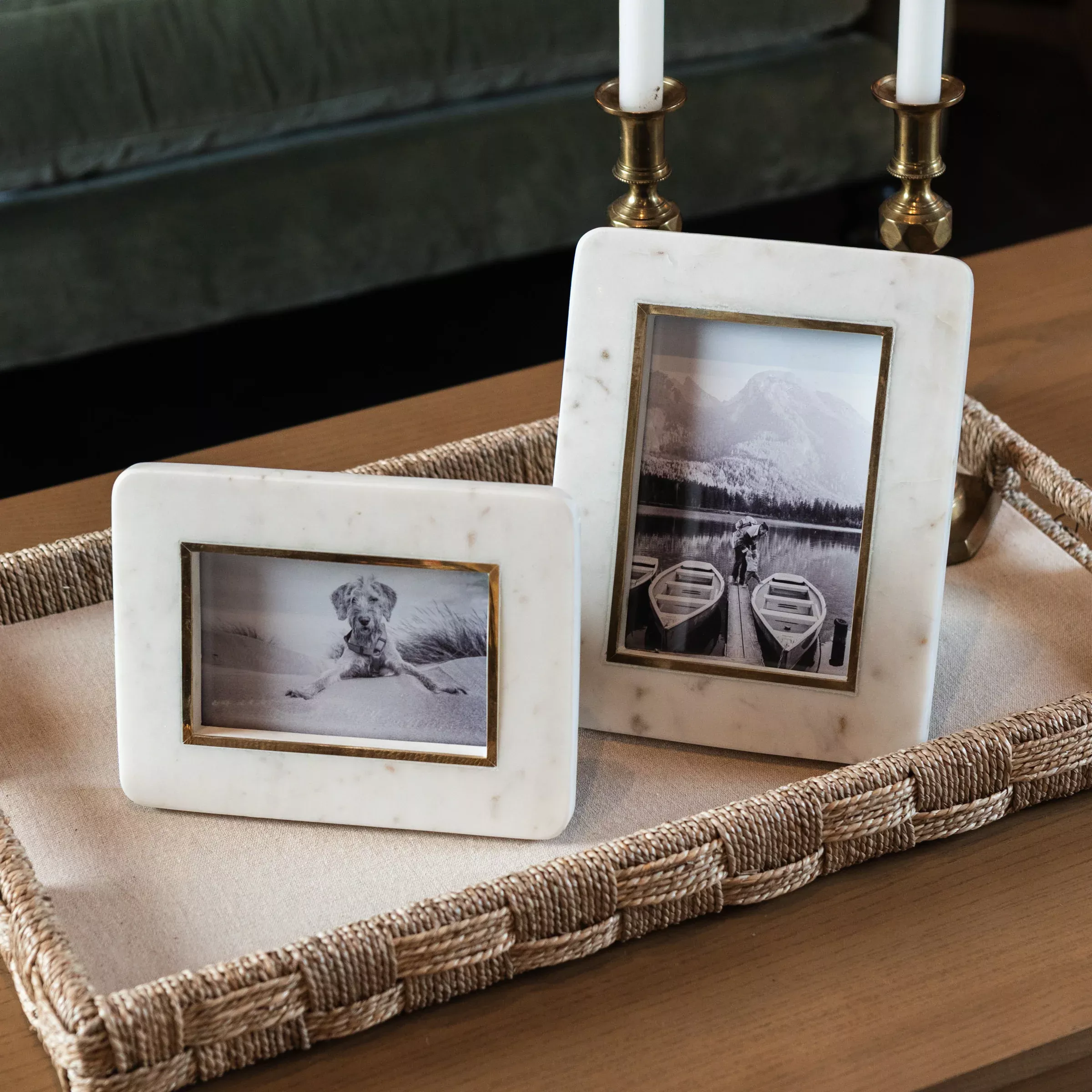 Minimalist Marble Photo Frame