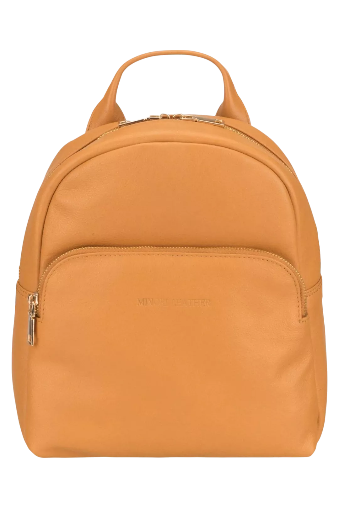 Minori Leather Madison Women's Full-Grain Nappa Leather Backpack – Tan