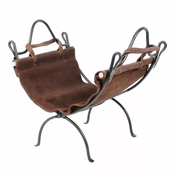 Minuteman LCR-06 Log Carrier & Stand - Leaf End - Graphite