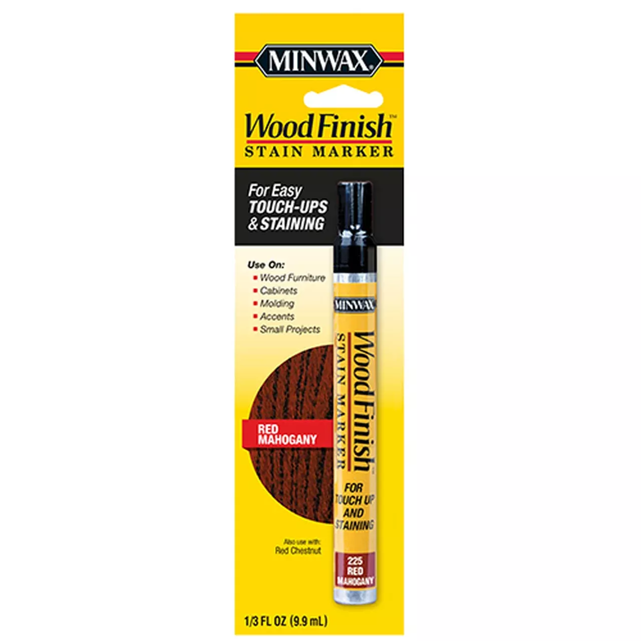 Minwax Wood Finish Stain Marker – Red Mahogany