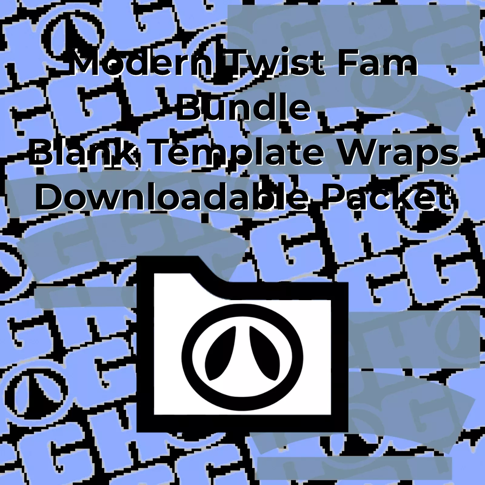 Modern Twist Fam Wrap Template Bundle