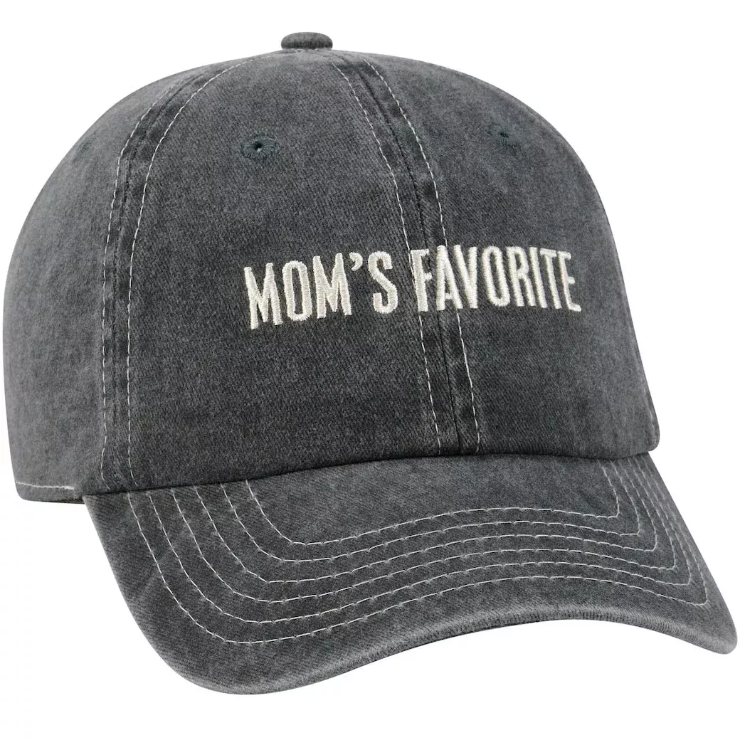 Mom's Favorite Stonewashed Ball Cap