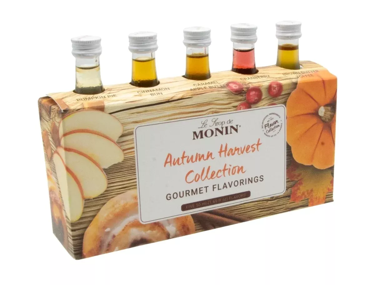 Monin - Autumn Harvest Sampler Syrup Pack 5 x 50ml