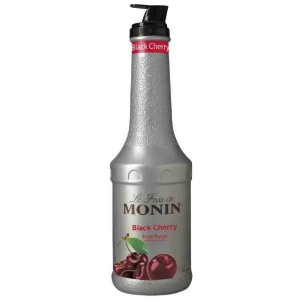 Monin Black Cherry Fruit Puree - Bottle (1L)
