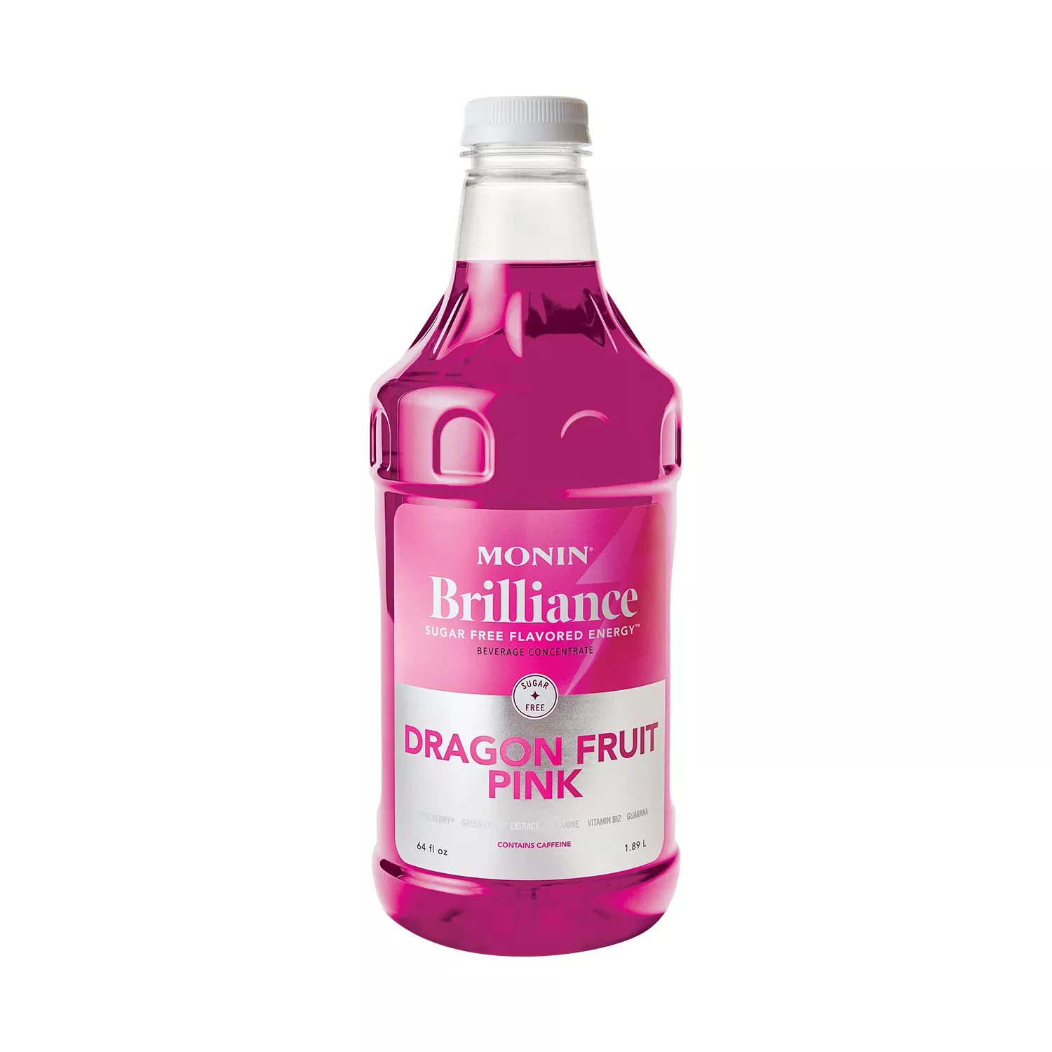 Monin Brilliance Sugar Free Dragon Fruit Pink Energy - Bottle