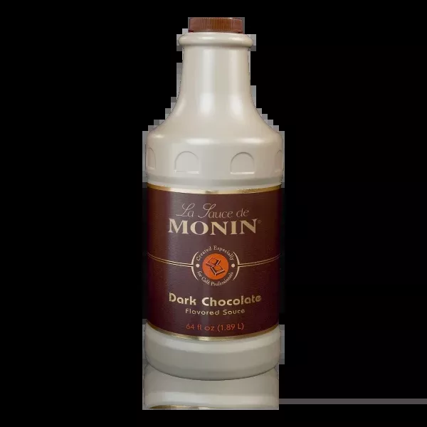 Monin Dark Chocolate Sauce - Bottle (64oz)