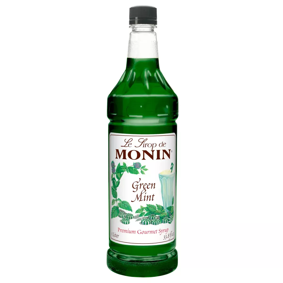 Monin - Green Mint Syrup 1L