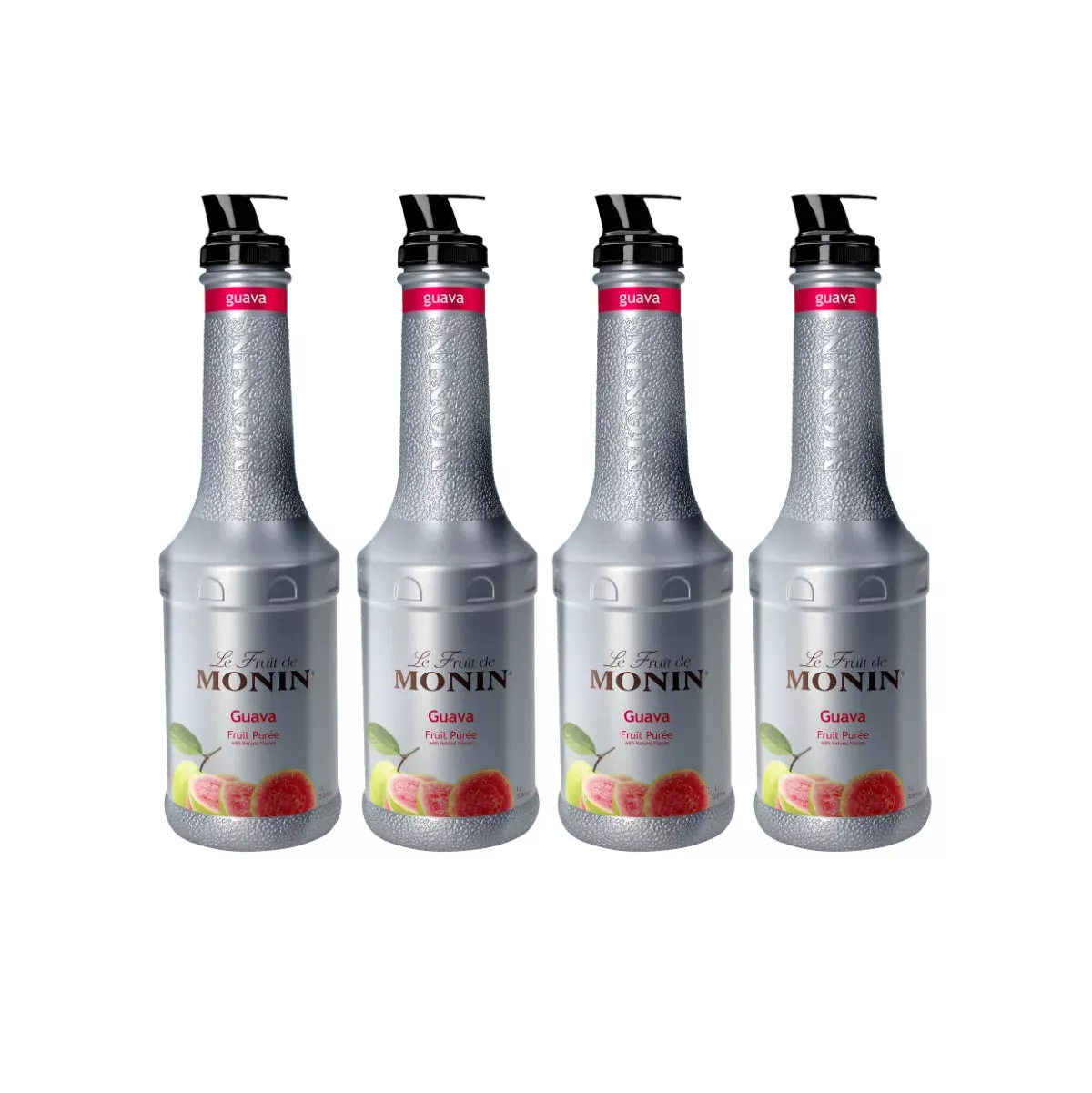 Monin Guava Fruit Puree 1L (Pack of 4)