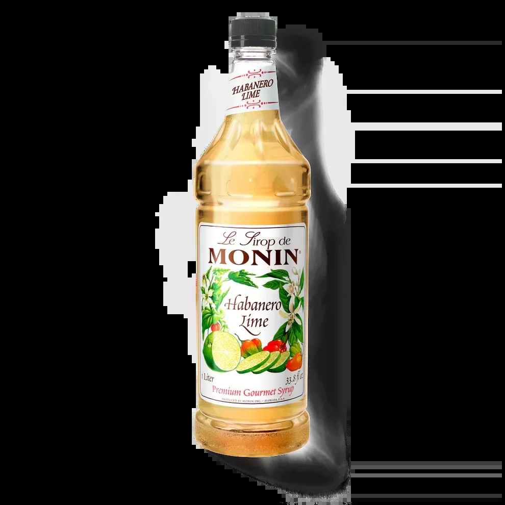 Monin Habanero Lime Syrup - Bottle (1L)