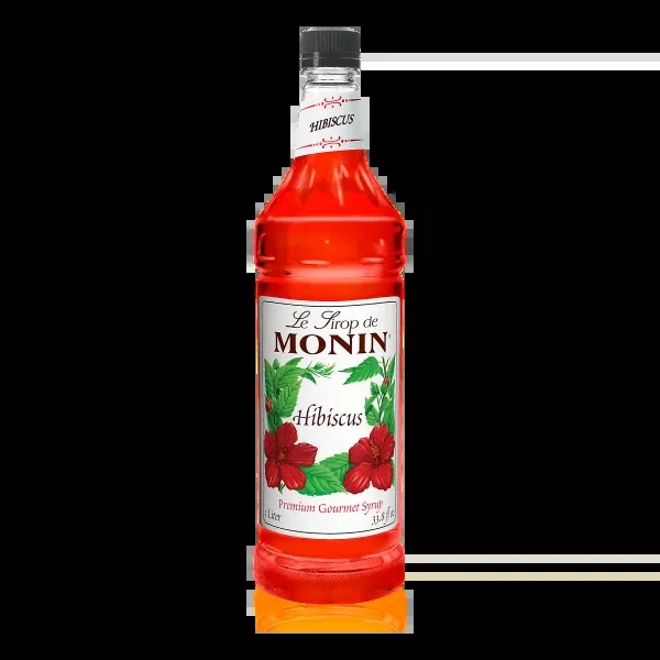 Monin Hibiscus Syrup - Bottle (1L)
