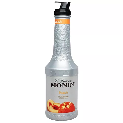 Monin Peach Fruit Puree - Bottle (1L)