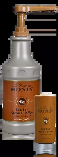 Monin Sauce - Sea Salt Caramel Toffee 12 oz