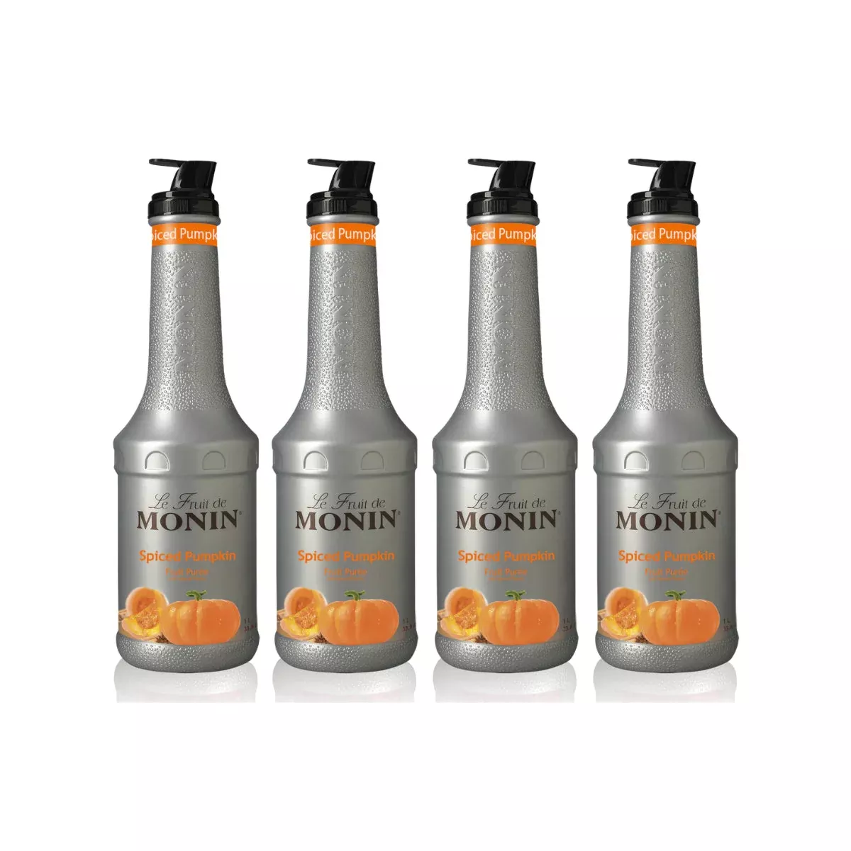 Monin Spiced Pumpkin Fruit Puree 1L (Pack of 4)