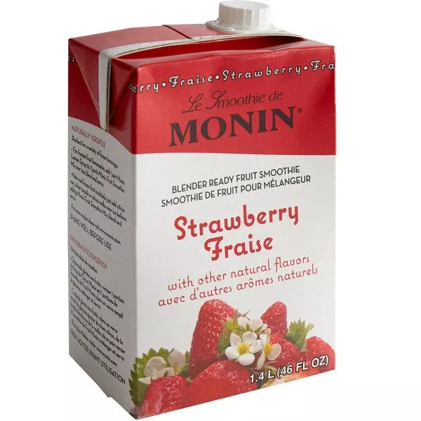 Monin - Strawberry Fruit Smoothie Mix 1.4L