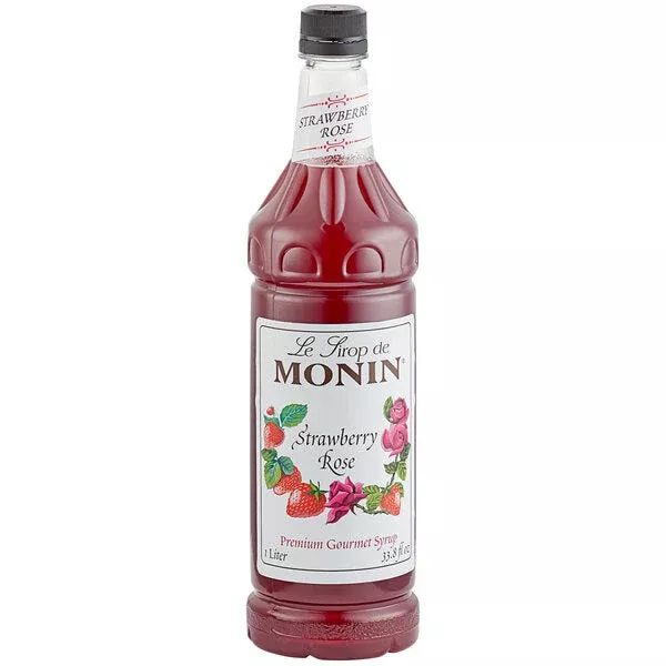 Monin - Strawberry Rose Syrup 1L