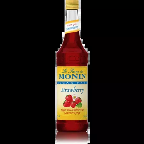 Monin Sugar Free Strawberry Syrup - Bottle (750mL)