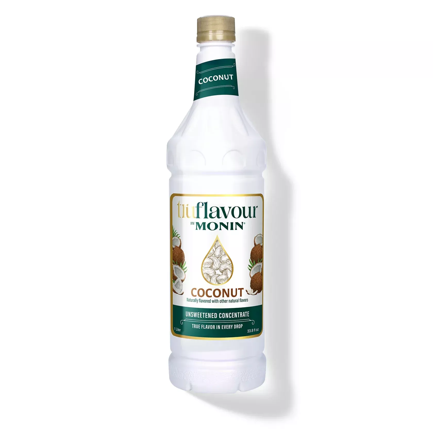 Monin TruFlavour Unsweetened Coconut Concentrate - Bottle (1.0 L)