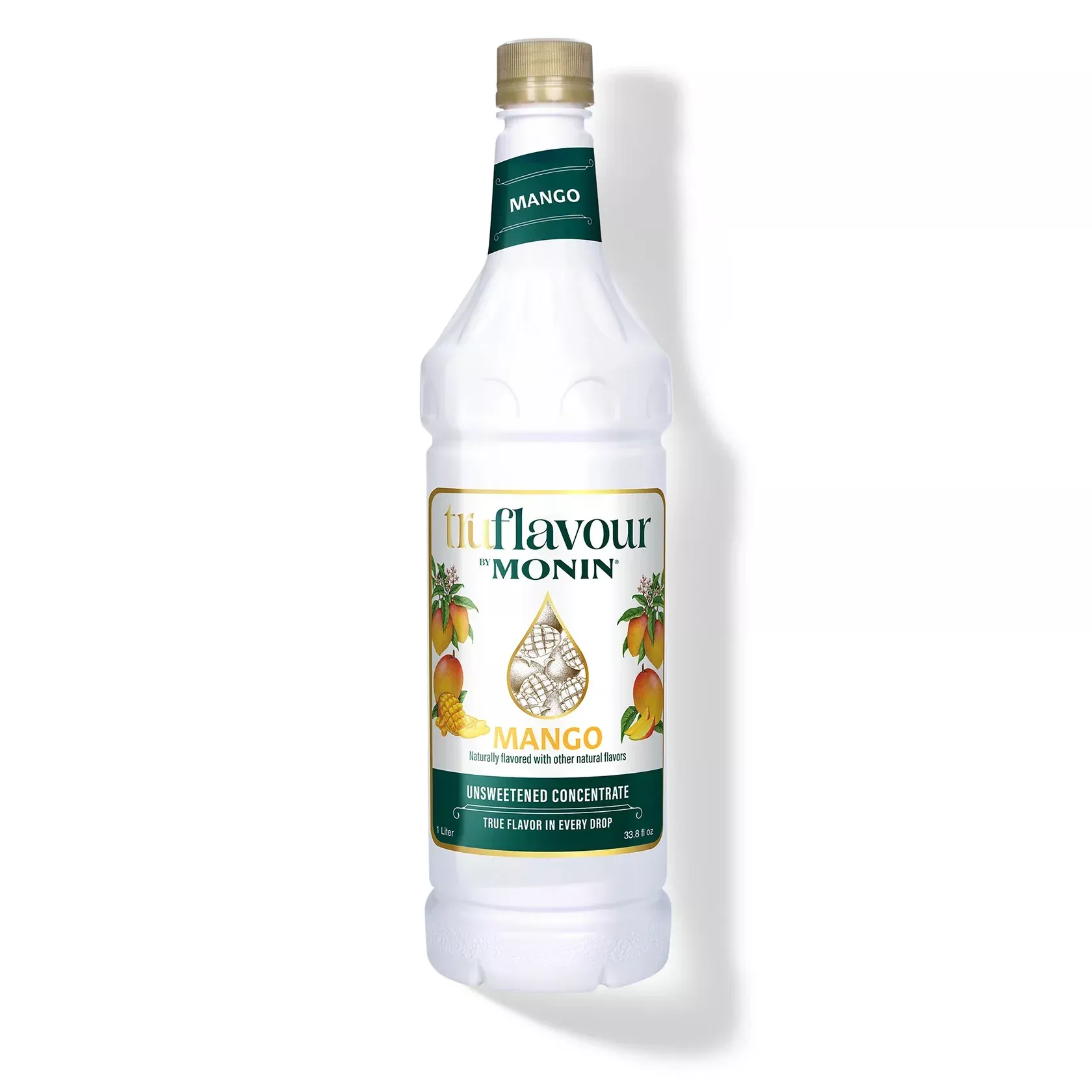 Monin TruFlavour Unsweetened Mango Concentrate - Bottle (1.0 L)