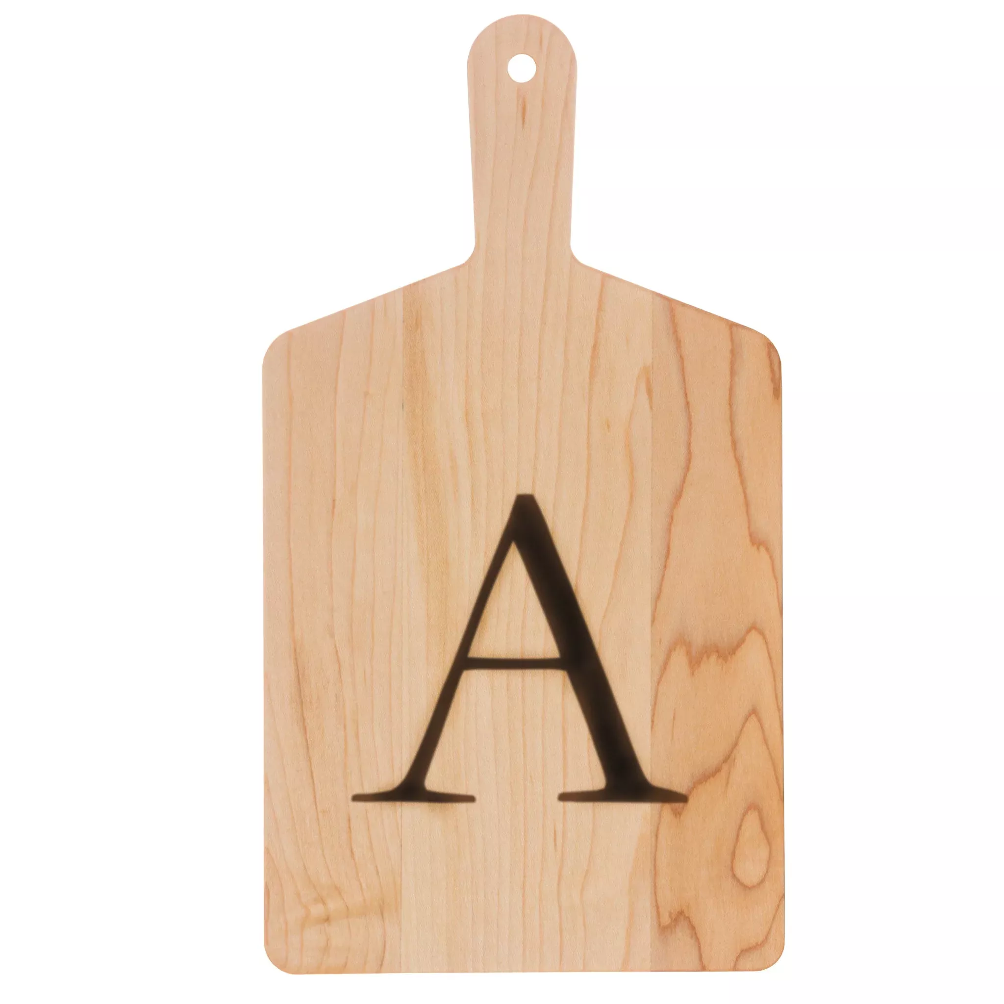 Monogrammed Maple Cheese Board