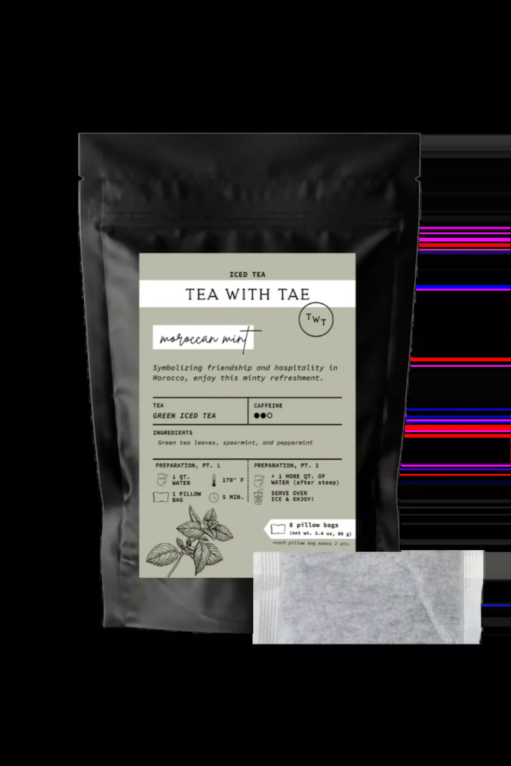 Moroccan Mint Iced Green Tea Pouch