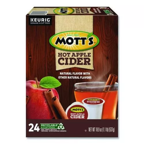 Mott's 5000350498 1 oz K-Cup Pods - Hot Apple Cider (24/Box)