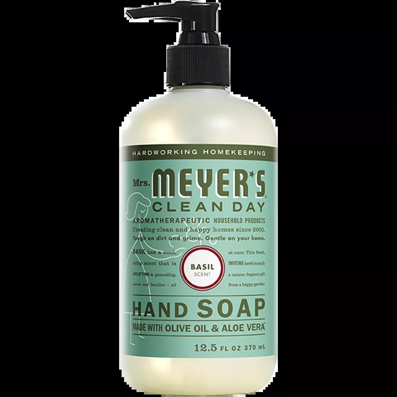 Mrs. Meyer's Basil Liquid Hand Soap – 12oz