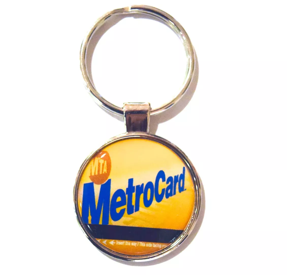 MTA MetroCard NY Dome Keychain