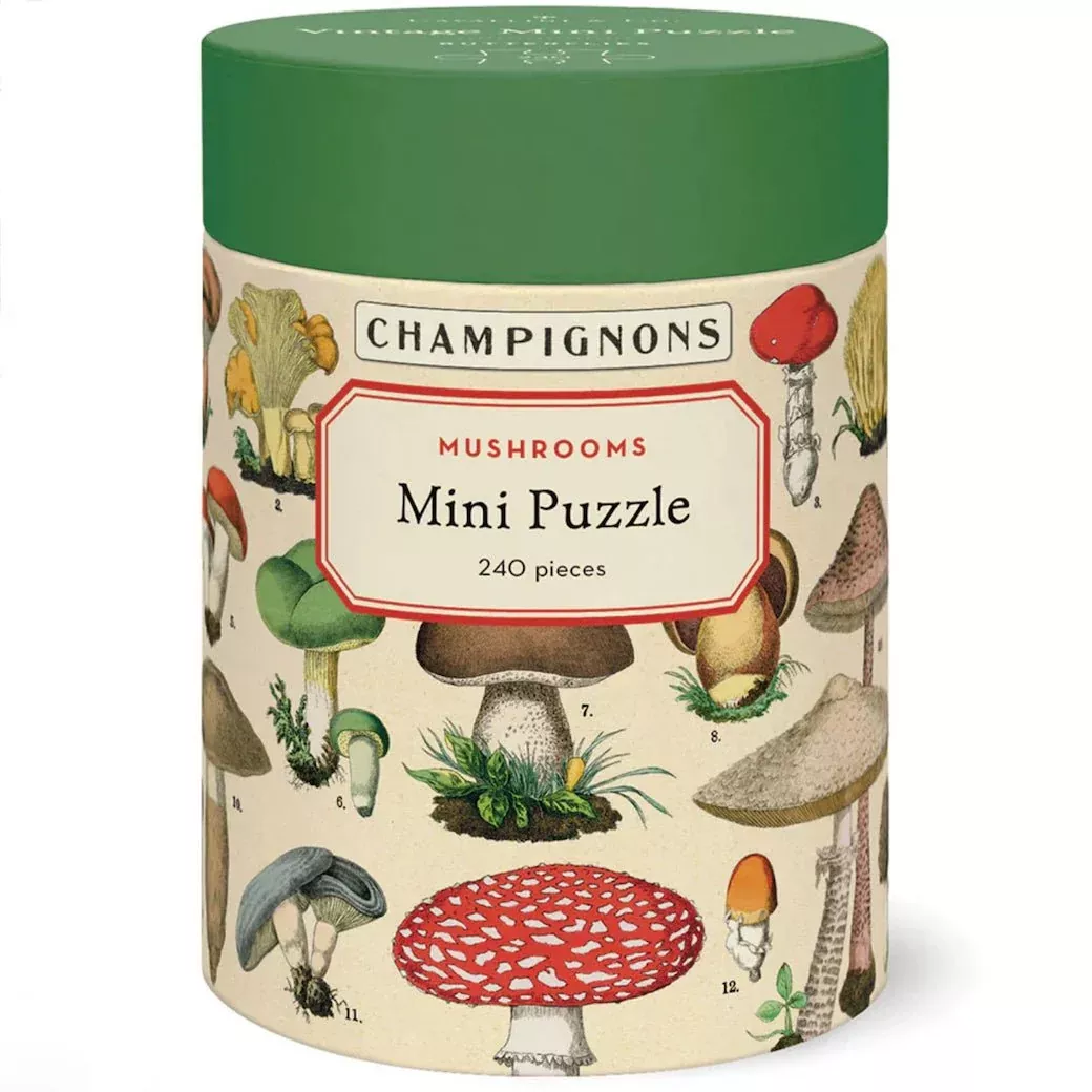 Mushrooms Champignons Mini 240-Piece Jigsaw Puzzle