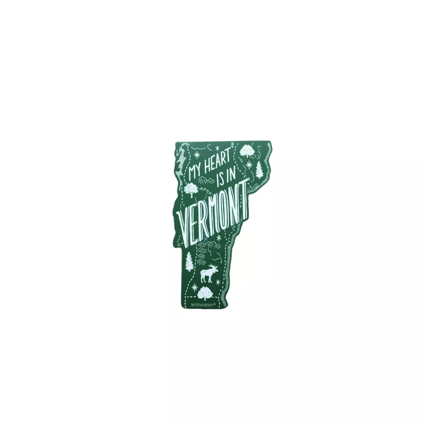 My Heart is In Vermont Sticker