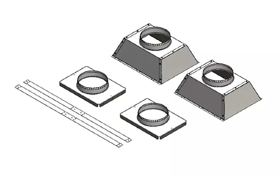 Napoleon 62/74 Vector Series Ducted Heat Management Termination Plates DHMTP6274
