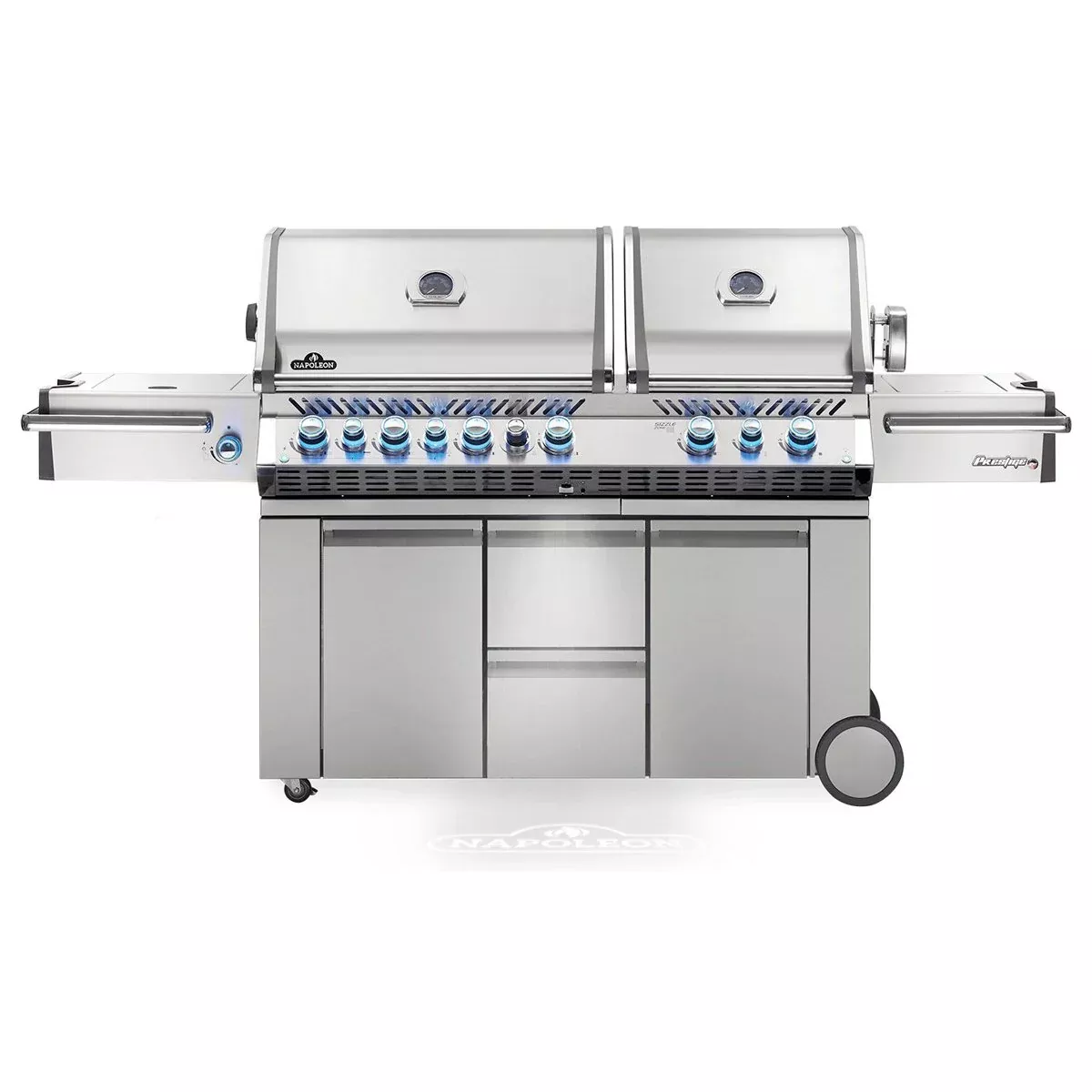 Napoleon Classic Prestige PRO 825 6-Burner Freestanding Gas Grill with Side Power Burner & Rotisserie