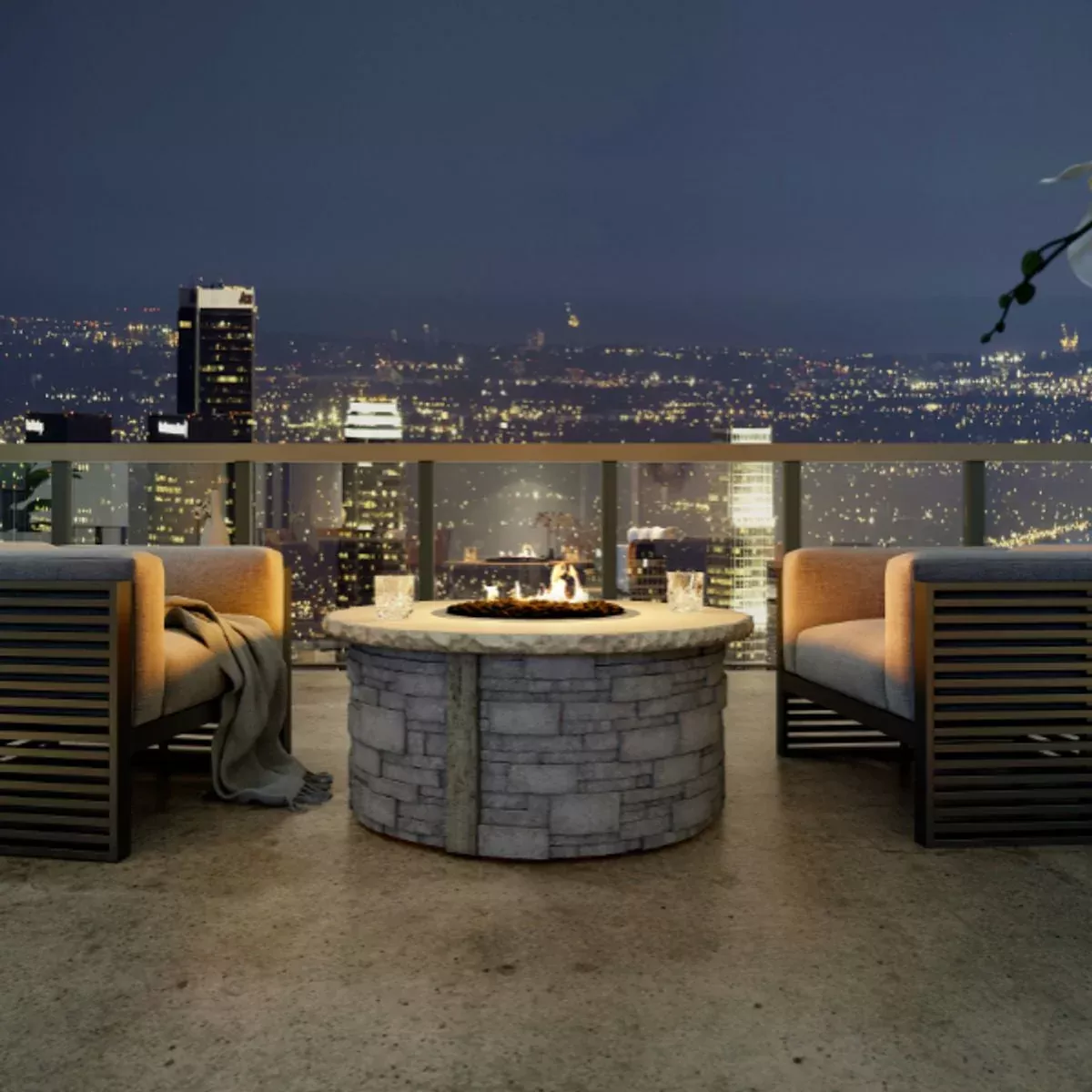 Nicolock Ovation Gas Fire Pit