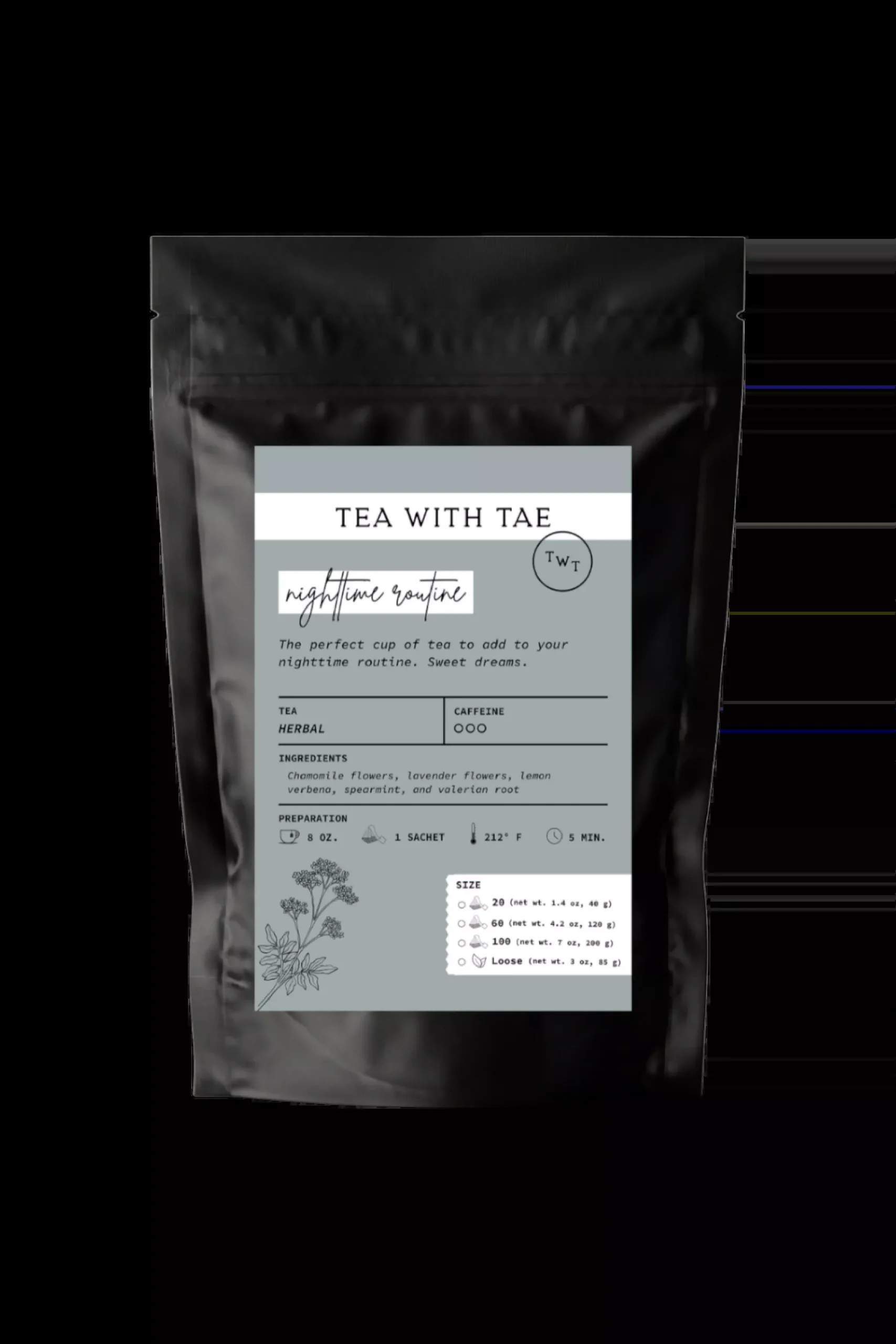 Nighttime Routine Herbal Tea Pouch