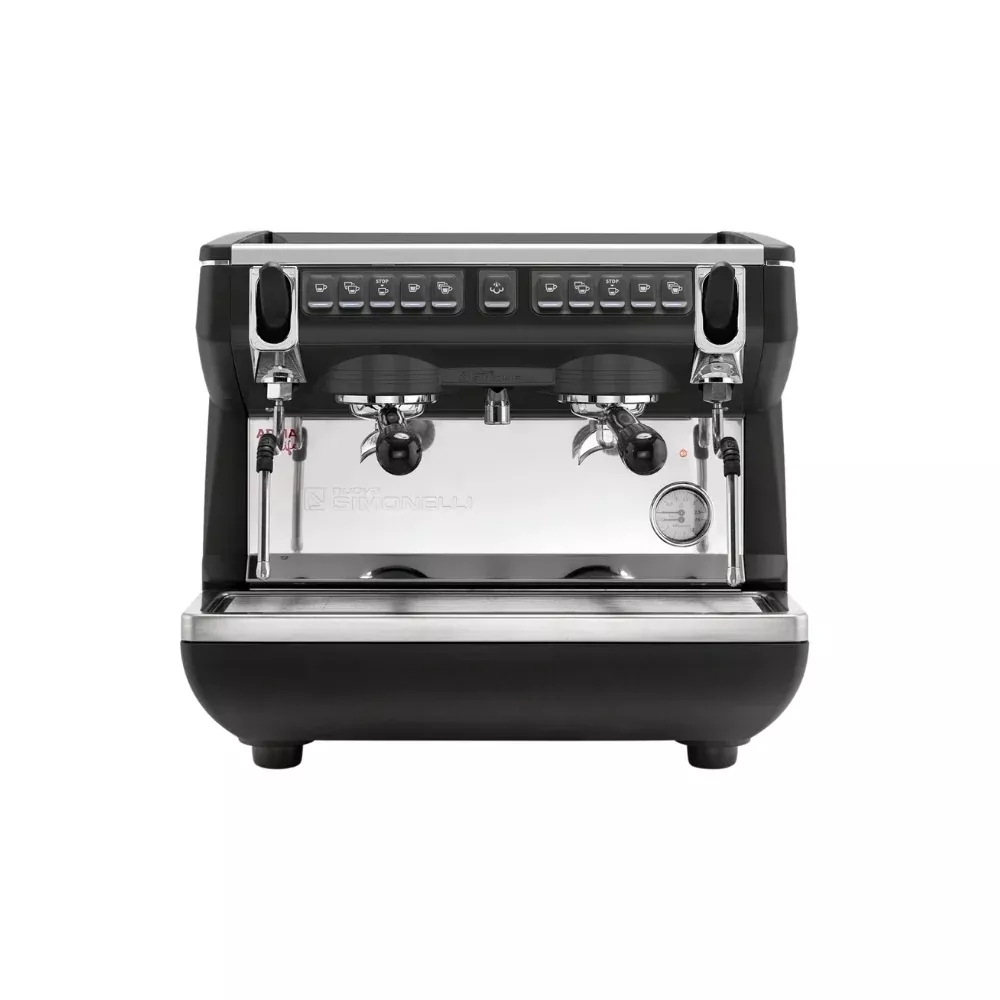 Nuova Simonelli Appia Life Compact 2 Group Volumetric Espresso Machine – Black