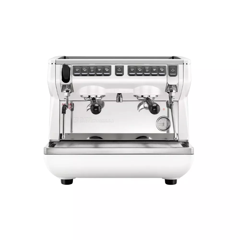 Nuova Simonelli Appia Life Compact 2 Group Volumetric Espresso Machine – White