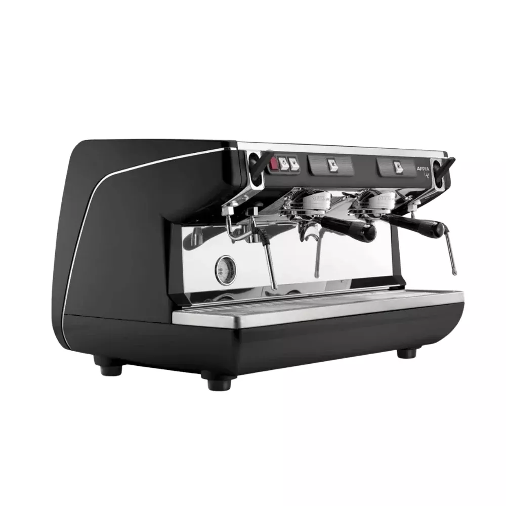 Nuova Simonelli Appia Life Full-Size 2 Group Semi-Automatic Espresso Machine – Black