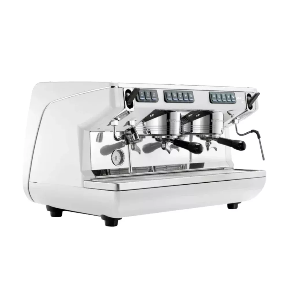 Nuova Simonelli Appia Life Full-Size 2 Group Volumetric Espresso Machine– White