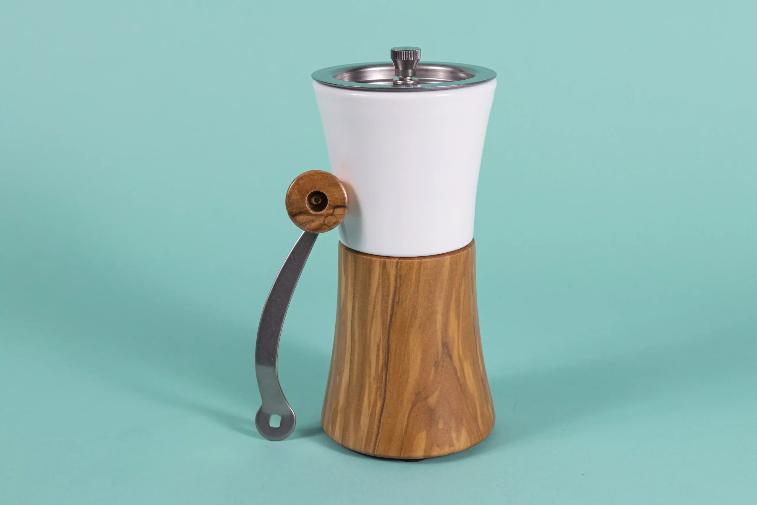 Olive Wood Ceramic Coffee Mill