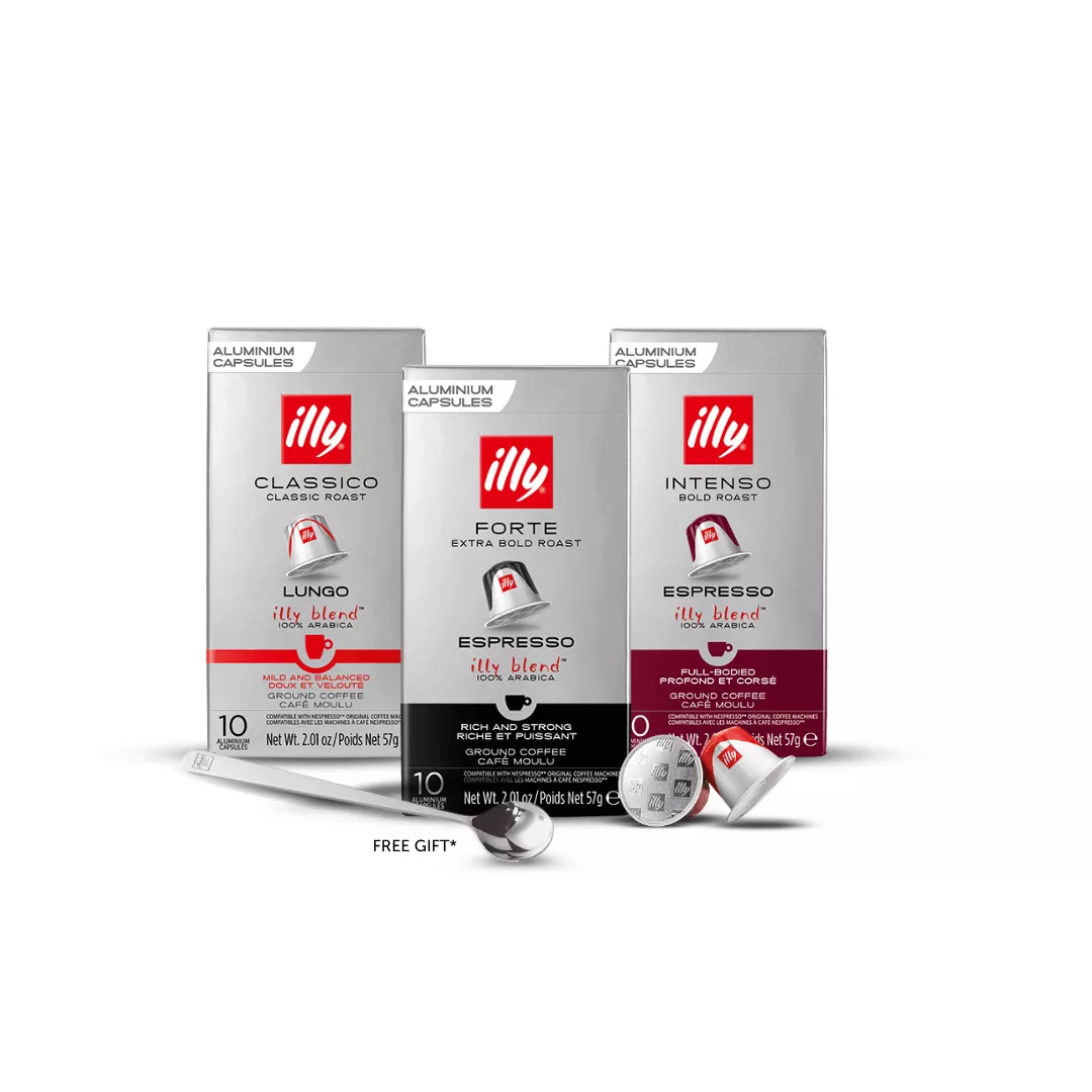 One Shot One Goal: illy Espresso Compatible Capsules – Pack of 3