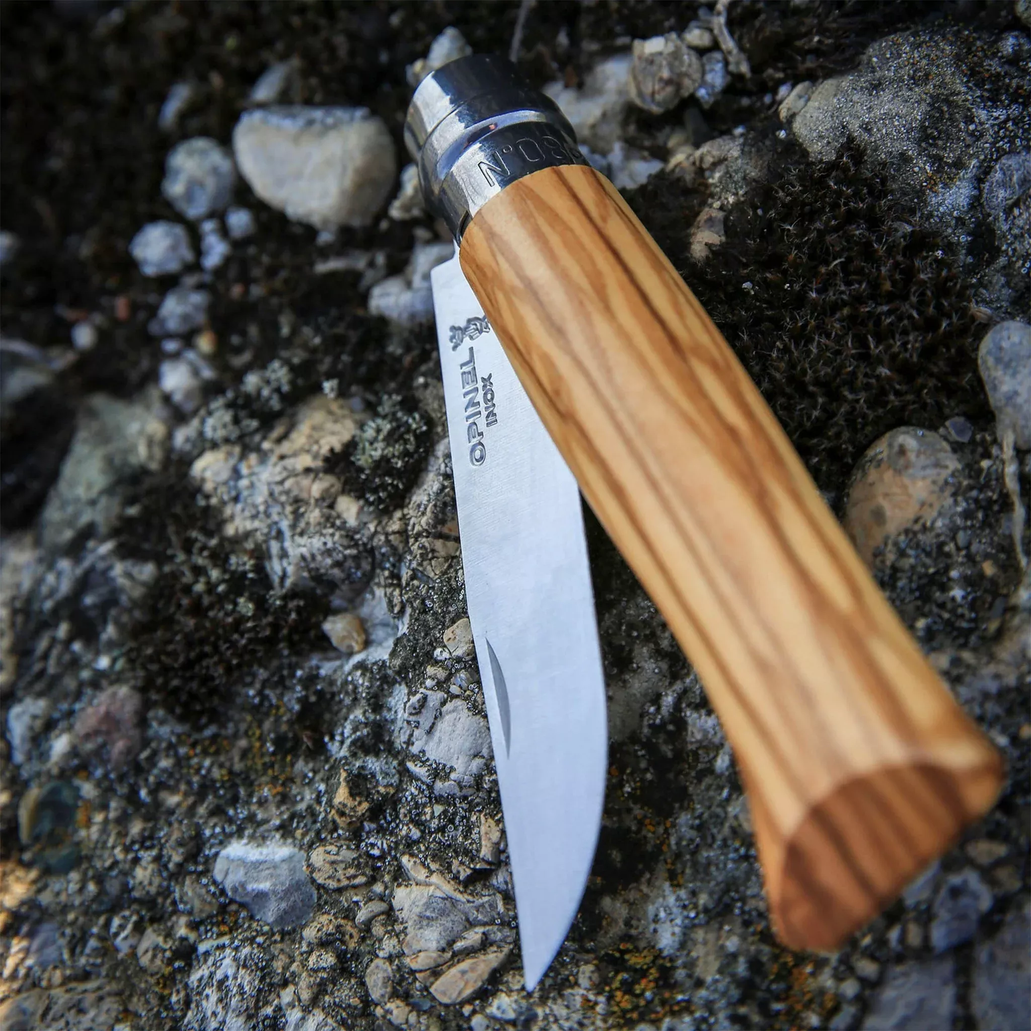 Opinel No.08 Folding Knife Set with Sheath