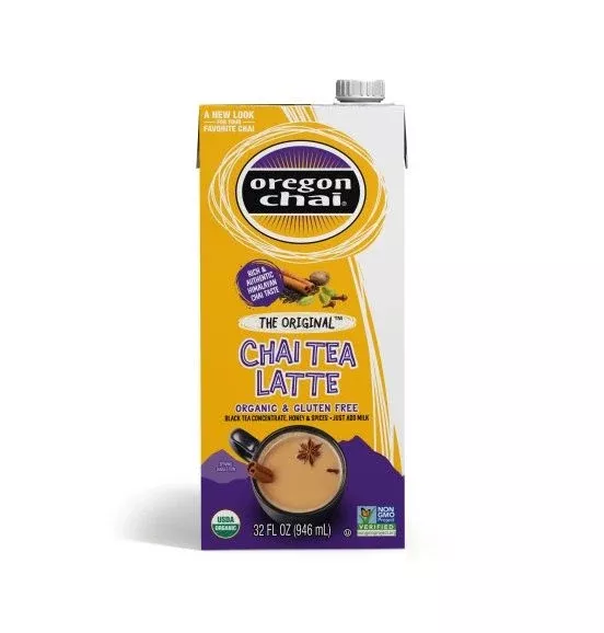Oregon Chai Original Chai Tea Latte Concentrate - Carton (32oz)