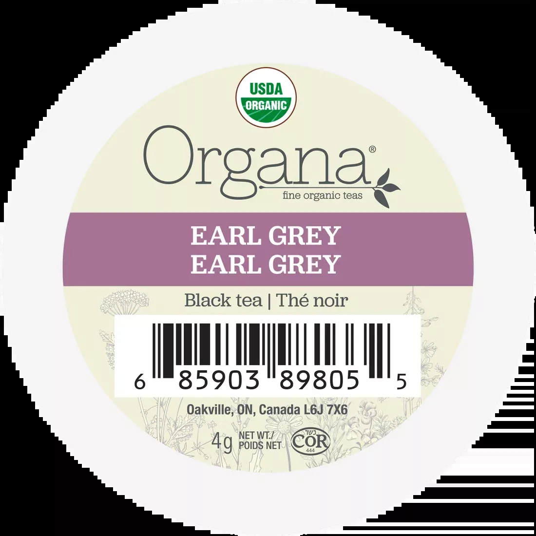 Organa - Earl Grey Tea 24 Pack
