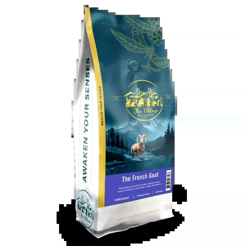 Organic French Roast Coffee Beans 2lb (The French Goat)