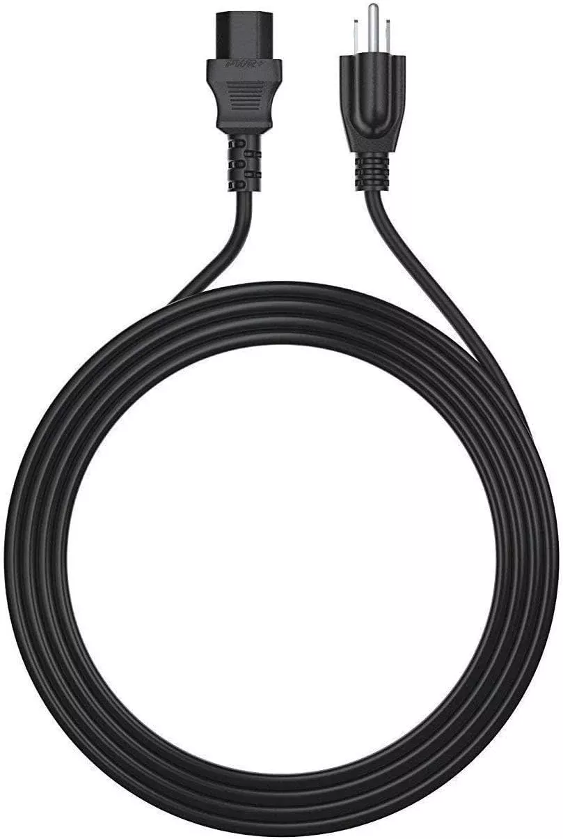 Pellet Smoker Grill Power Cord Kit Replacement Part Compatible with Traeger Ironwood 650 & 885, Pro Series 575 & 780, Timberline 1300 & 850, 6 Feet Extra Long, Black, UL Listed