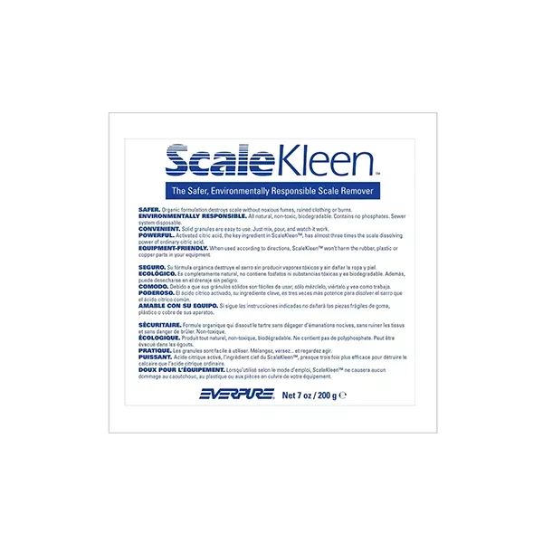Pentair Everpure Scalekleen Deliming Powder 7 oz./200 gr. pouch (24 pack) - EV97983, 9798-33