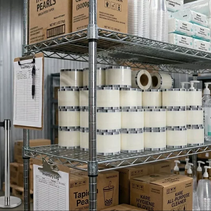 PET Plastic Sealing Film Roll (120mm), Clear - 1 roll