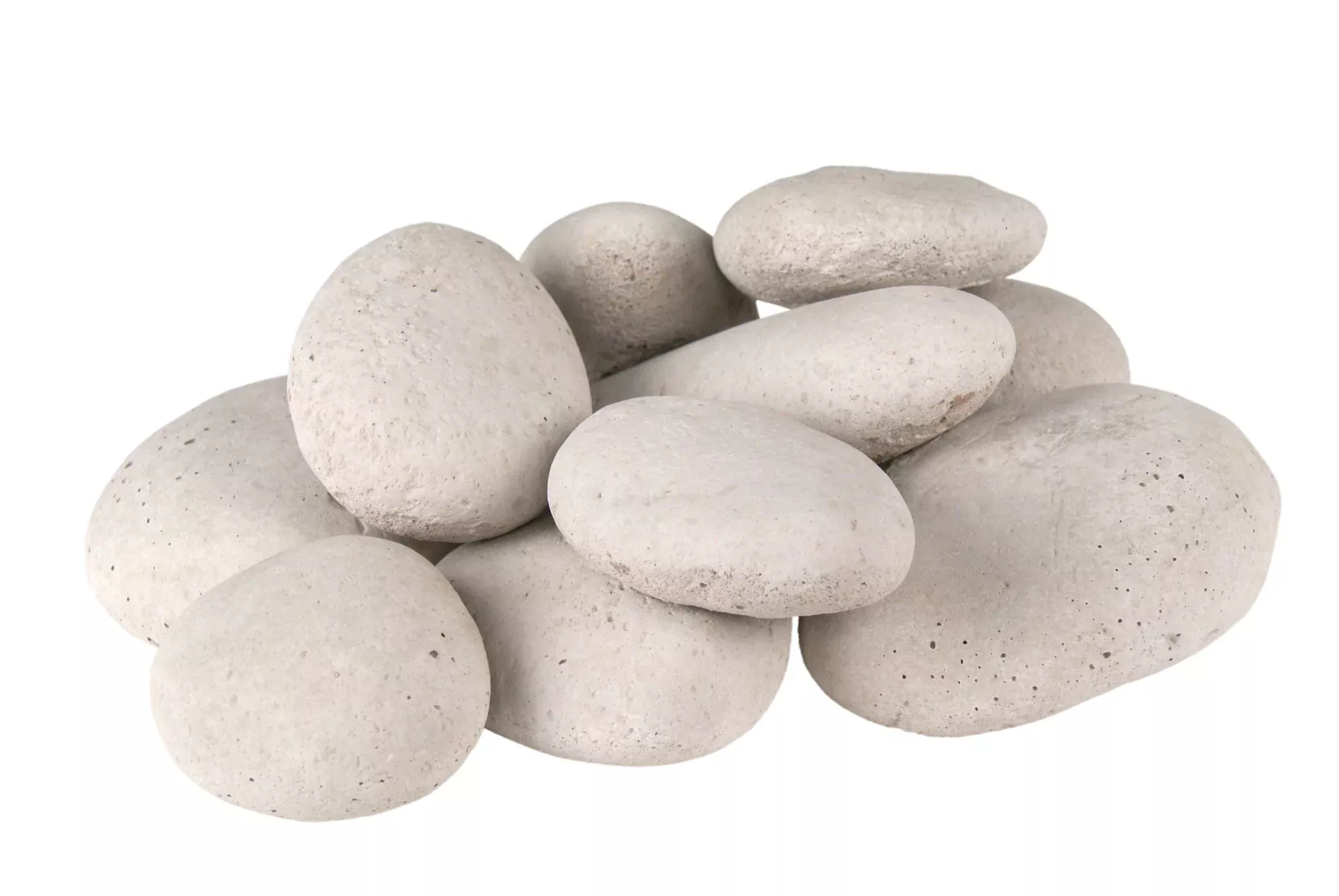 Peterson Real Fyre Decorative Ivory River Rock Fyre Stones