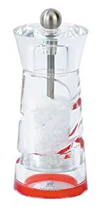 Peugeot Java Acrylic Spiral Red Salt Mill (5.5")