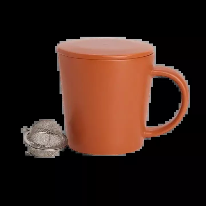 Pfaltzgraff Tea Mug with Lid & Infuser – 15.5 oz